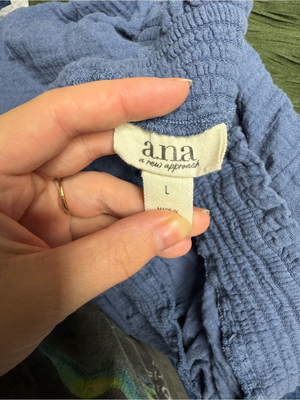 a.n.a Dusty Blue Tiered Maxi Skirt - Picture 2 of 3